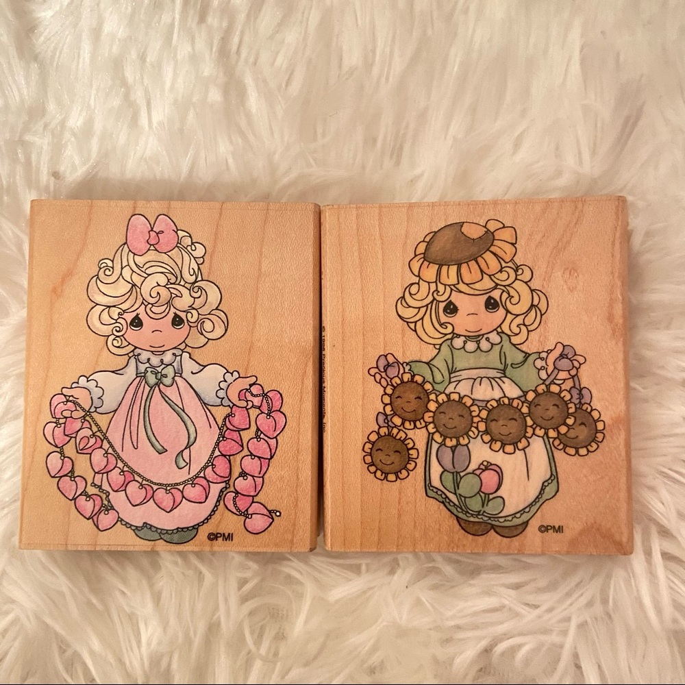 Precious Moments rubber stamp Stamoendous